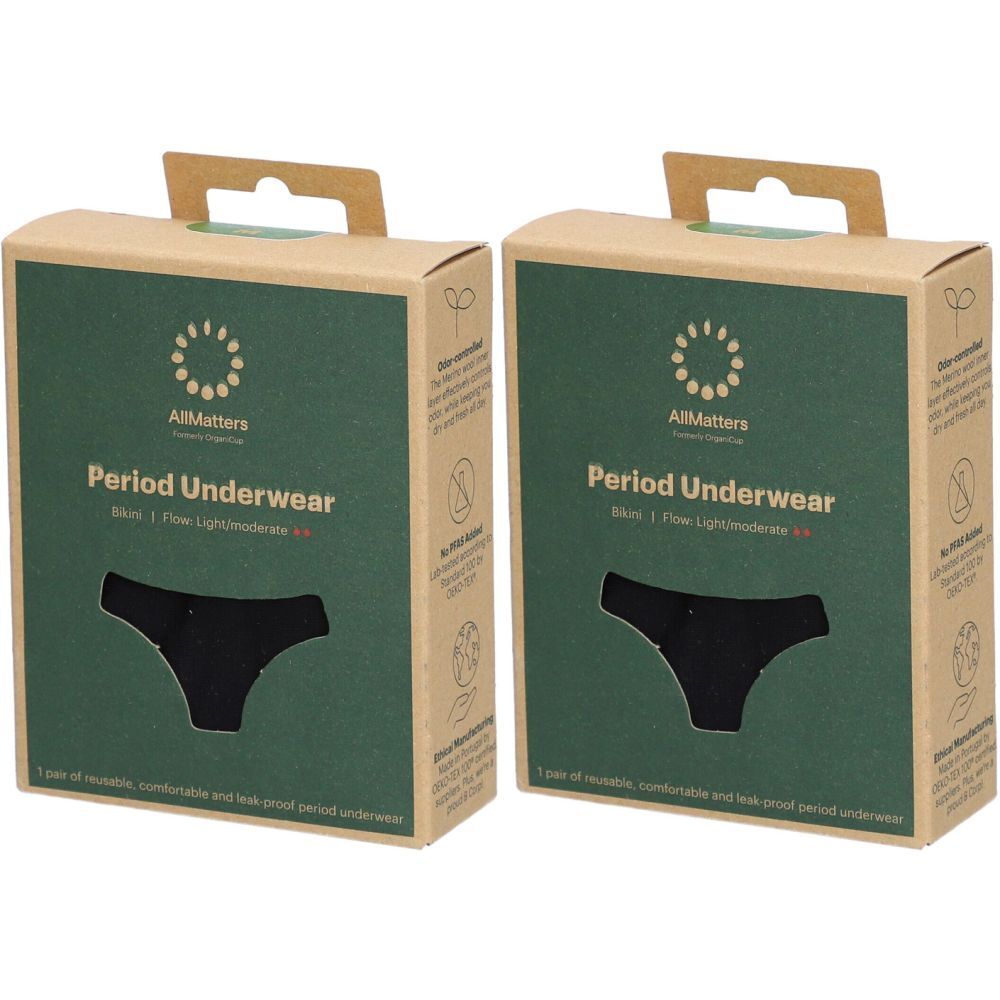 ALLMATTERS Culotte Menstruelle Taille M Flux Légers à Modérés 2x1 pc(s)