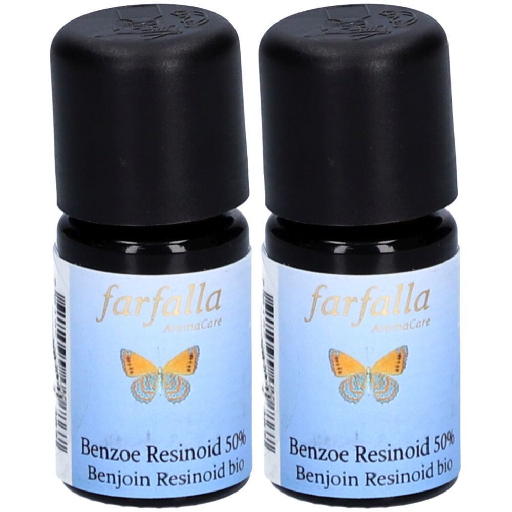 Farfalla AromaCare Huile Essentielle | Benjoin Resinoid 2x5 ml