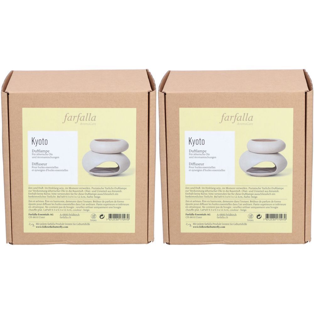 Farfalla AromaCare Diffuseur Kyoto Beige 2x1 pc(s)