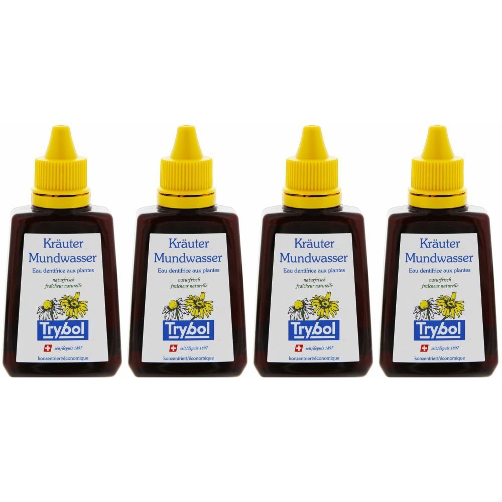 TRYBOL Bain de bouche aux herbes 4x85 ml Bain De Bouche