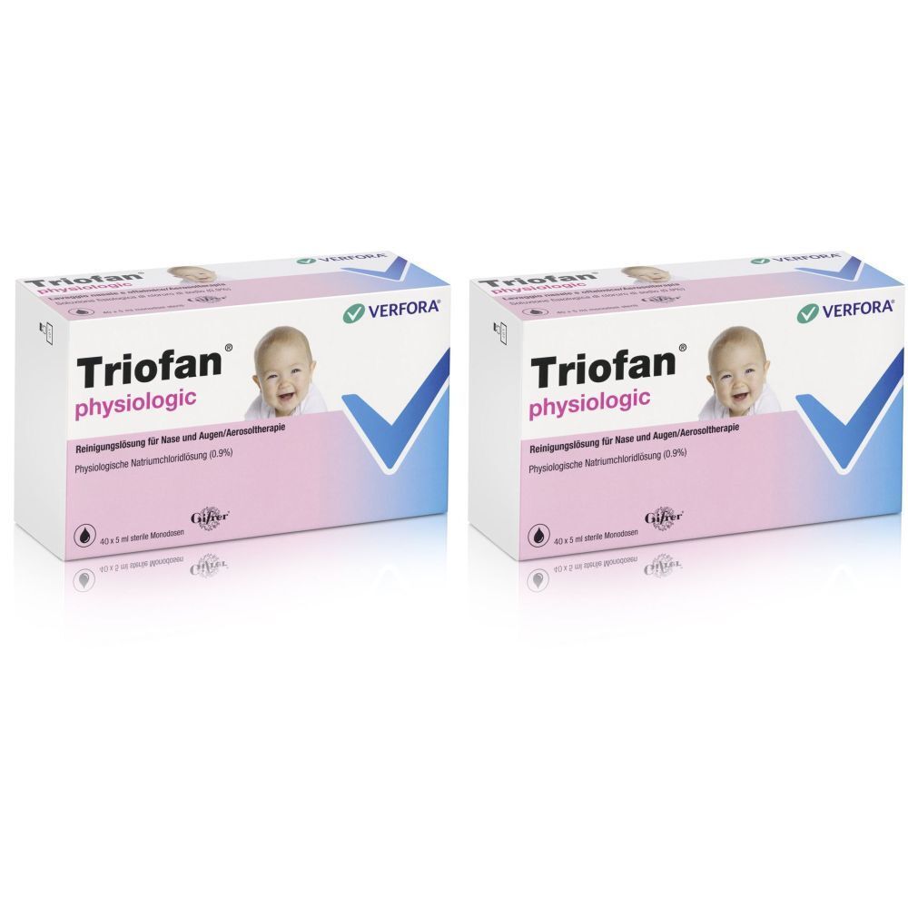 TRIOFAN Physiologic Sérum Physiologique 2x40x5 ml Pipette(S) Unidose(S)