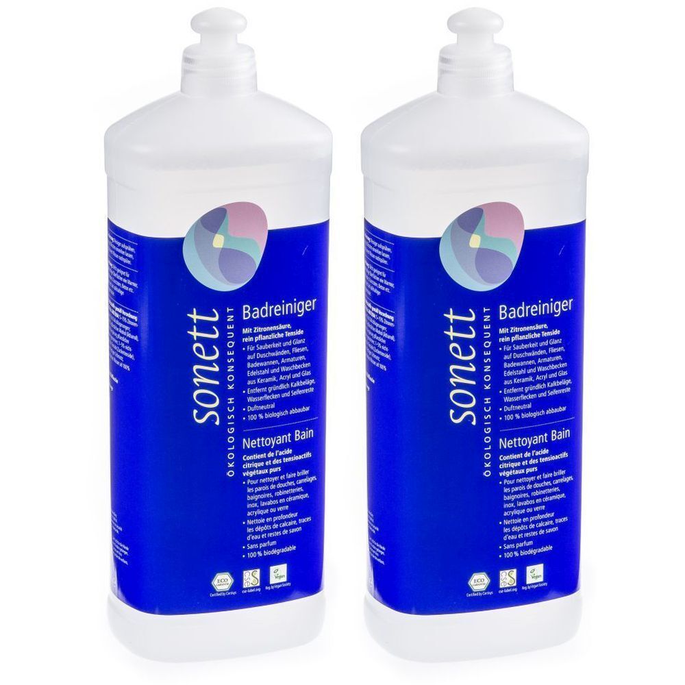 SONETT Nettoyant Cuisine et salle de bain 2x1 l Produit(S) Nettoyant(S)