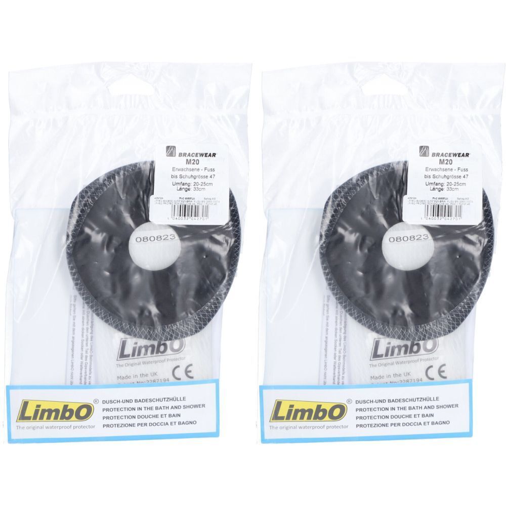 LIMBO Protection de douche et bain Limbo pour plâtres, gaze pied, adultes Autre 2x1 pc(s)
