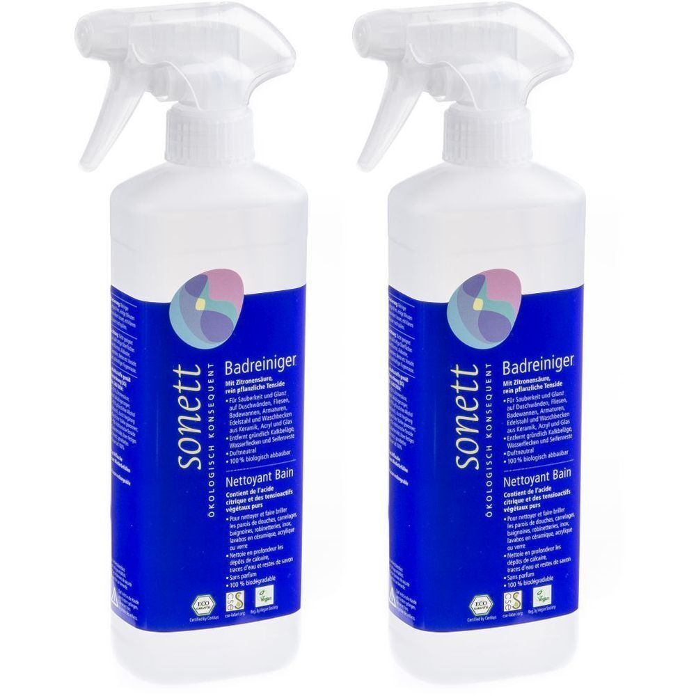 SONETT Nettoyant Cuisine et salle de bain 2x0,5 l Produit(S) Nettoyant(S)