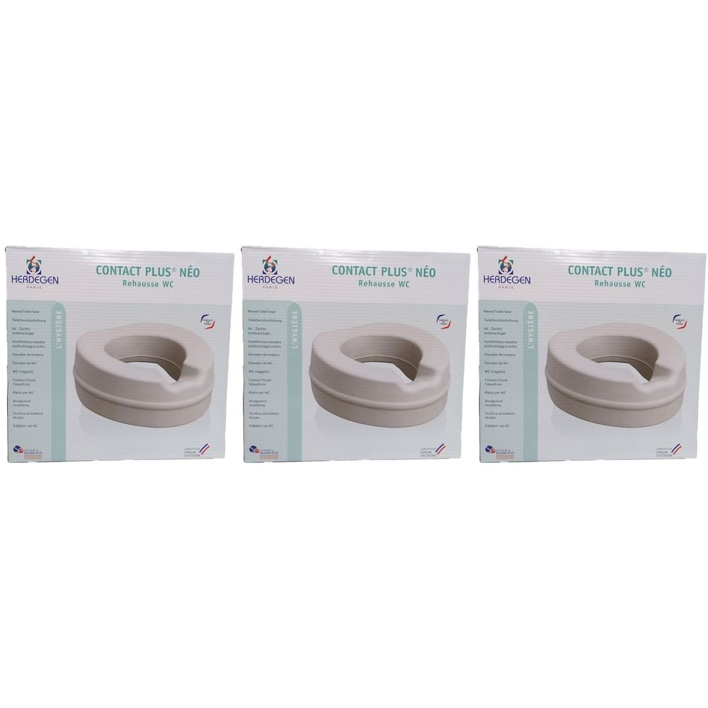 Réhausse de siège toilette Soft Herdegen - Siège souple et antidérapant avec surélévation 11 cm 3x1 pc(s)