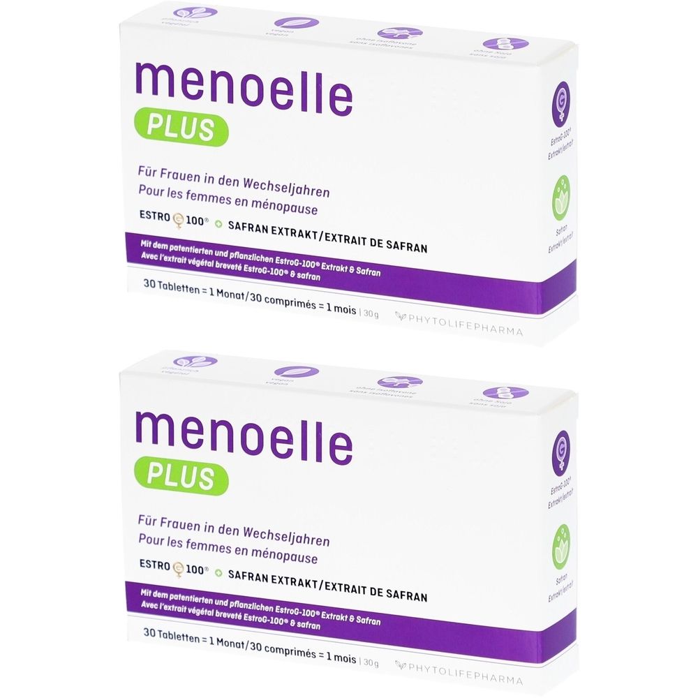 Menoelle Plus complément ménopause Comprimé(S) 2x30 pc(s)