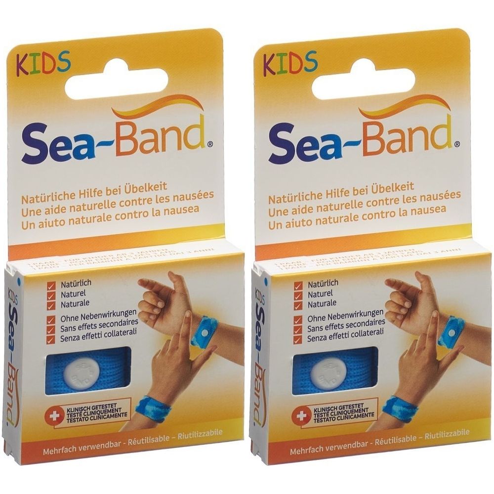 SEA-BAND Bracelet acupression enfant bleu 2x1 P Bracelet