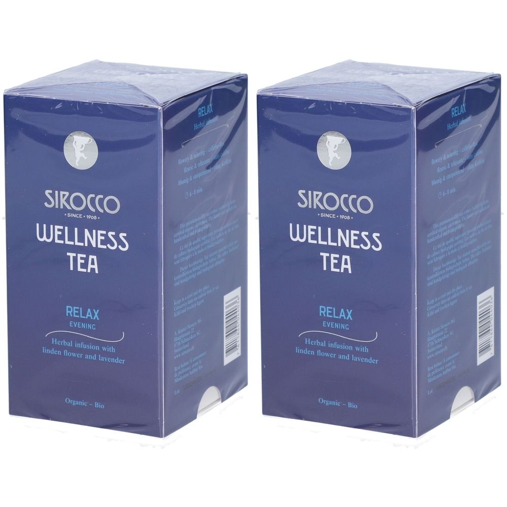 Sirocco Wellness tea relax 2x20 pc(s) Thé