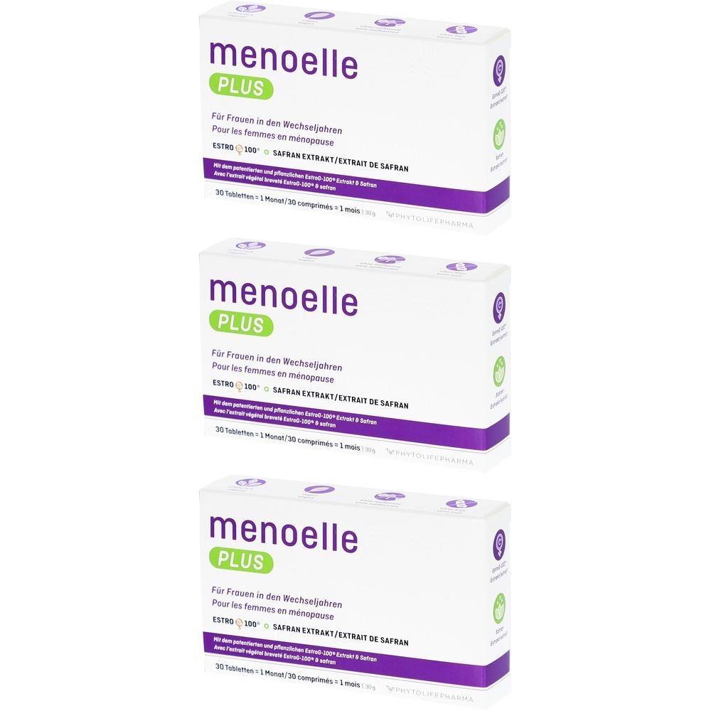 Menoelle Plus complément ménopause Comprimé(S) 3x30 pc(s)