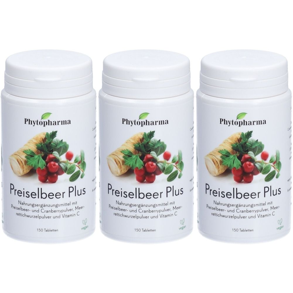 PHYTOPHARMA Airelles rouges plus 3x150 pc(s) Comprimé(S)