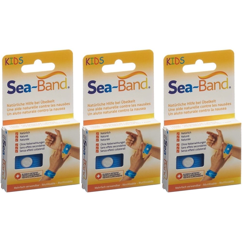 SEA-BAND Bracelet acupression enfant bleu 3x1 P Bracelet