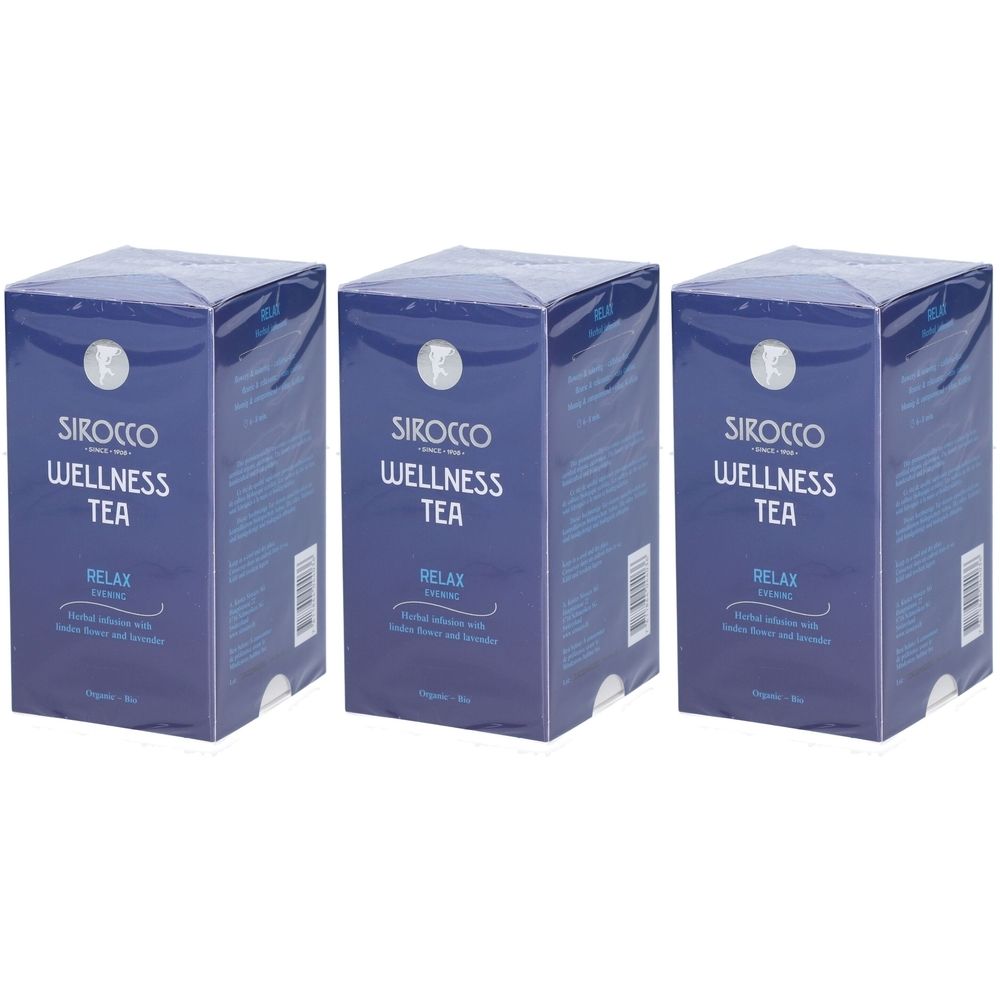 Sirocco Wellness tea relax 3x20 pc(s) Thé