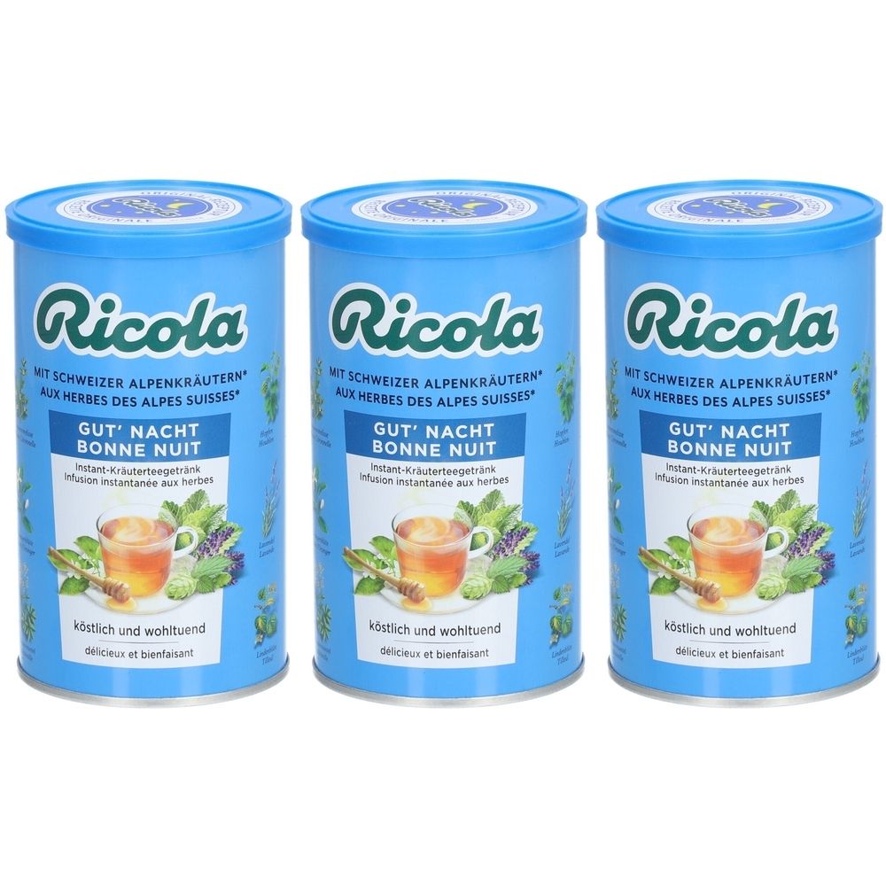Ricola infuselle Bonne nuit 3x200 g Granulé(S)