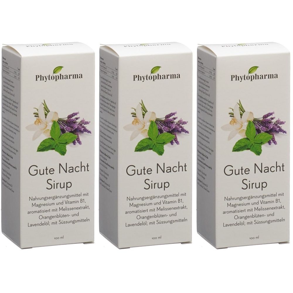 PHYTOPHARMA Sirop Bonne nuit 3x100 ml Sirop