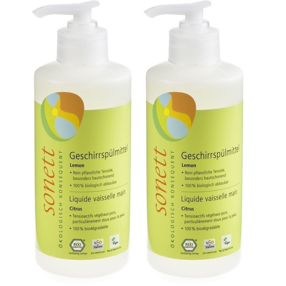 SONETT Liquide vaisselle Citron 2x300 ml Produit(S) Nettoyant(S)