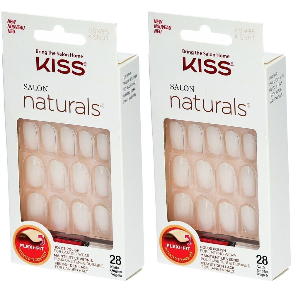 KISS Salon Natural Kit Faux-Ongles Break Even 2x1 pc(s)