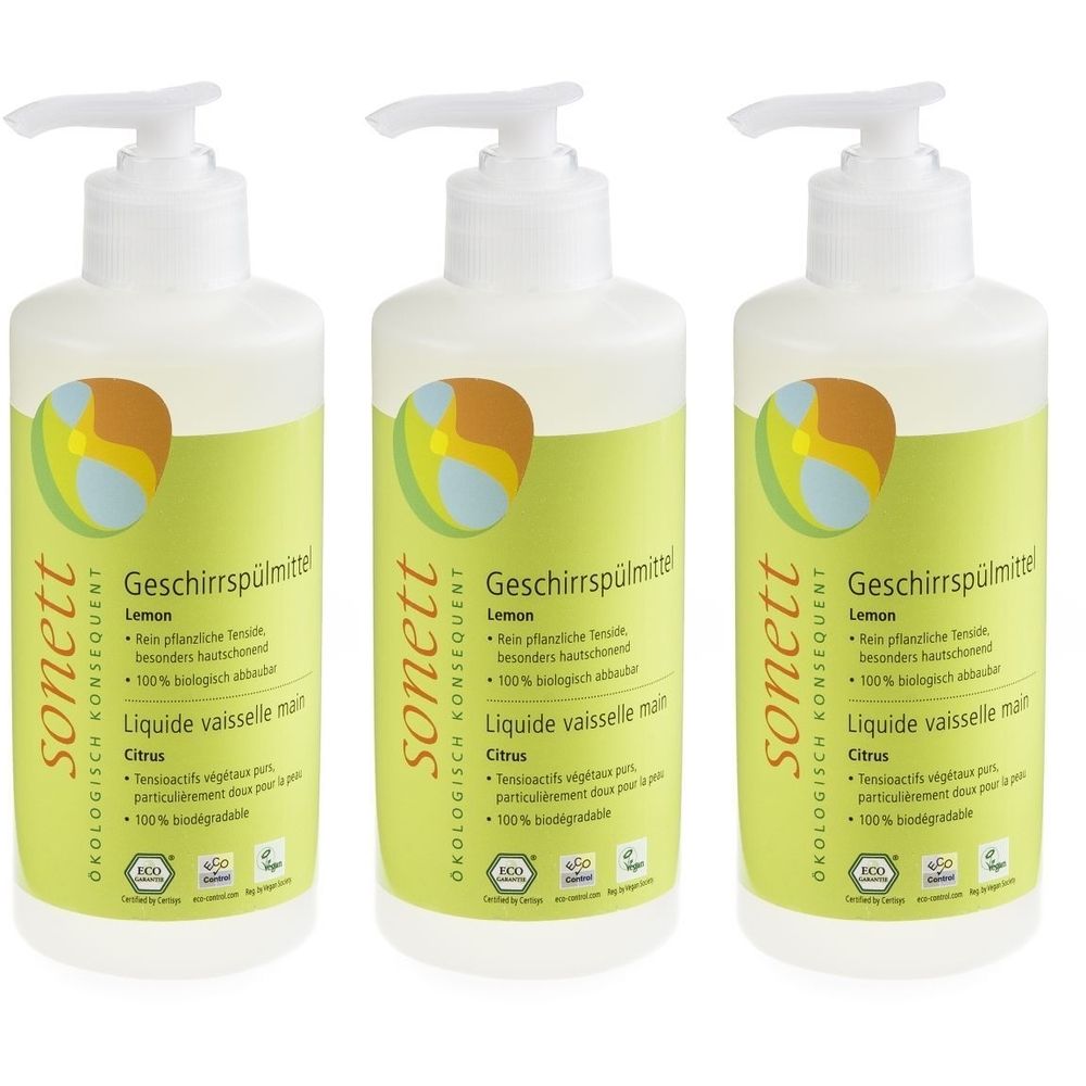 SONETT Liquide vaisselle Citron 3x300 ml Produit(S) Nettoyant(S)