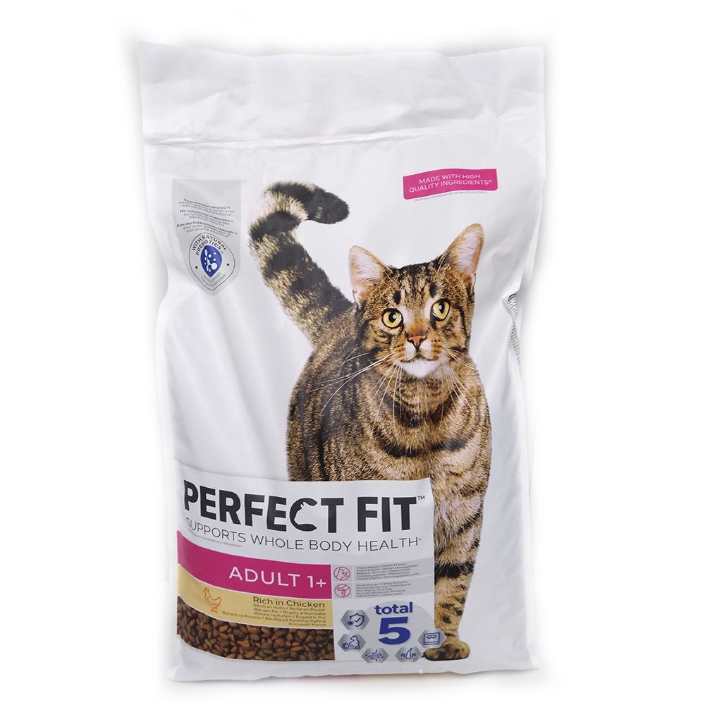 Perfect Fit Adult 1+ Croquettes au Poulet pour Chat Adulte 7 kg Aliment