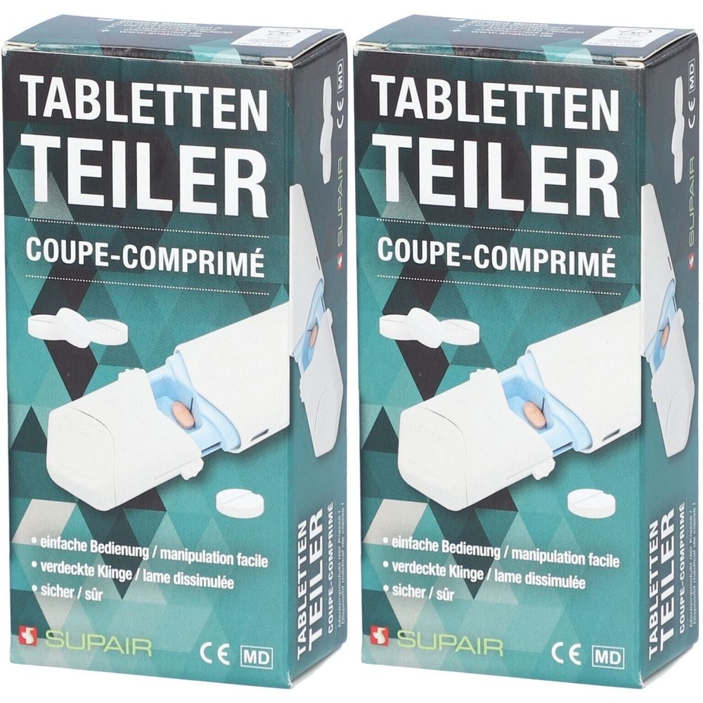 SUPAIR Coupe-comprimés 2x1 pc(s) Appareil