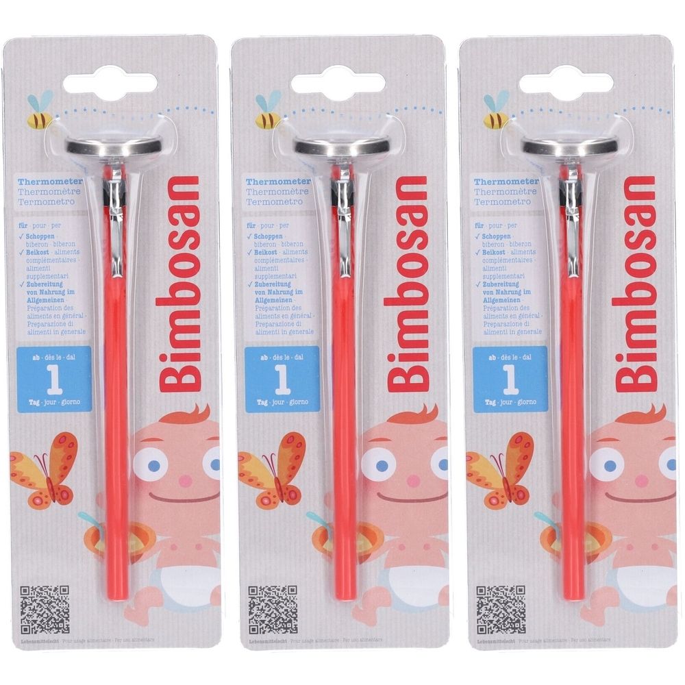 BIMBOSAN Thermomètre de biberon analogique dès 1 an 3x1 pc(s)