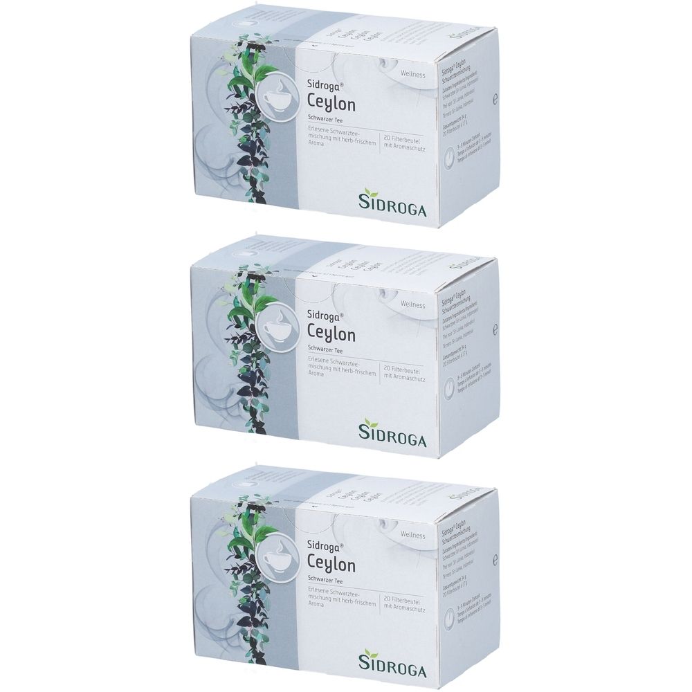 Sidroga® Ceylan Thé 3x1,7 g