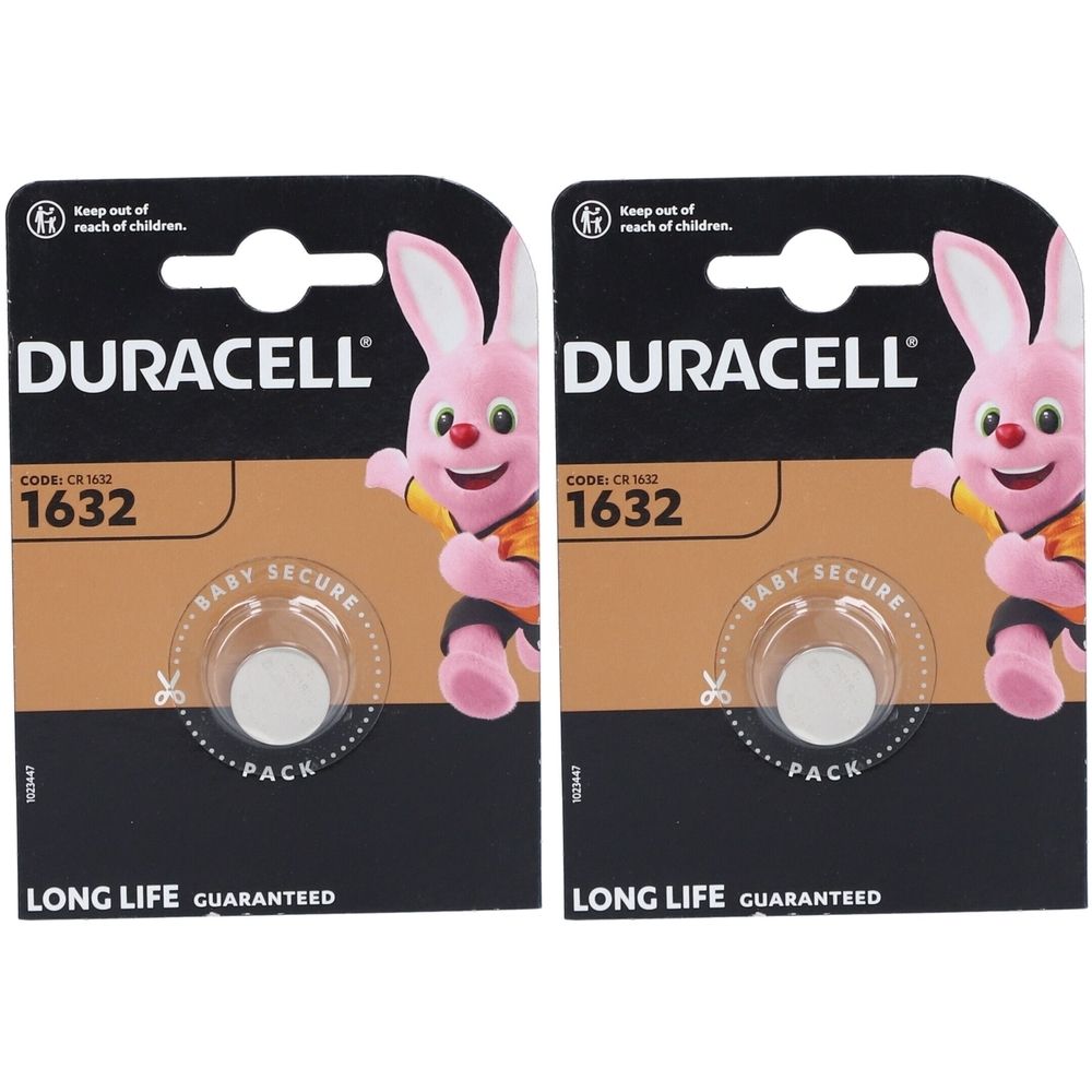 DURACELL® Pile CR1632 3V 2x1 pc(s) Piles