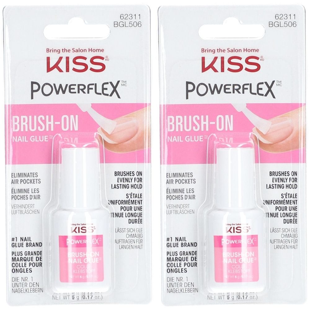 KISS Powerflex Brush-On Colle pour Ongles no data 2x1 pc(s)
