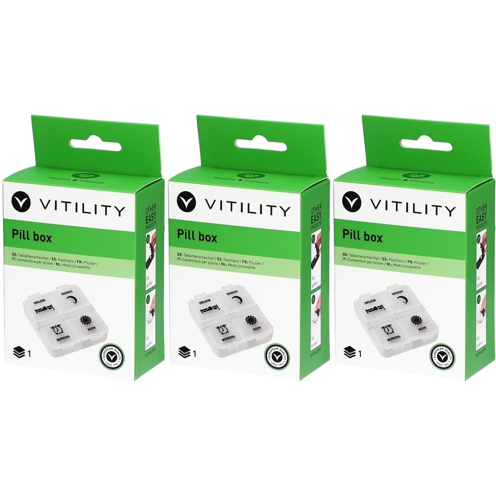VITILITY Cassette de médicaments 3x1 pc(s) Accessoire(S)