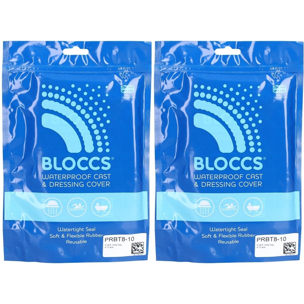 BLOCCS Protège-plâtre de Bras Pour la douche 20-33/53cm Enfant Couverture 2x1 pc(s)