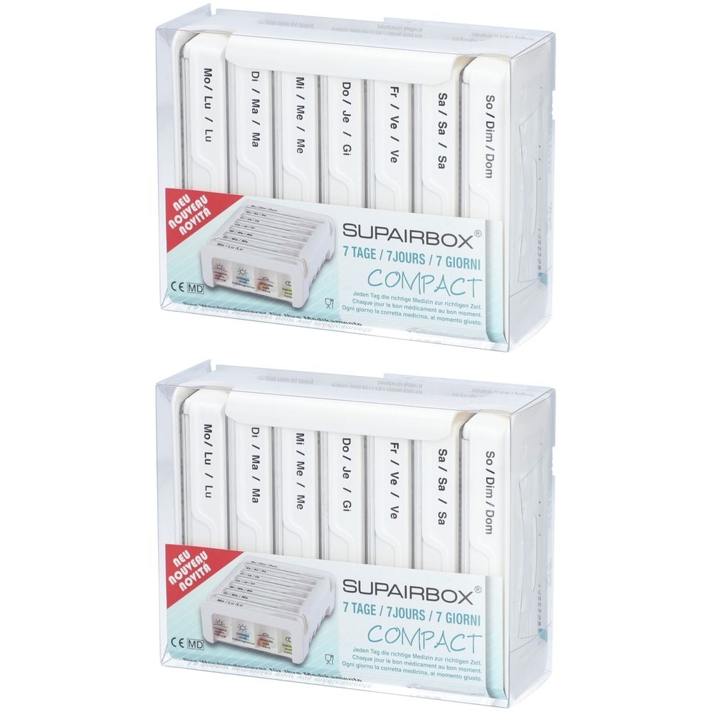 ANABOX Compact 7 jours blanc 2x1 pc(s) Accessoire(S)