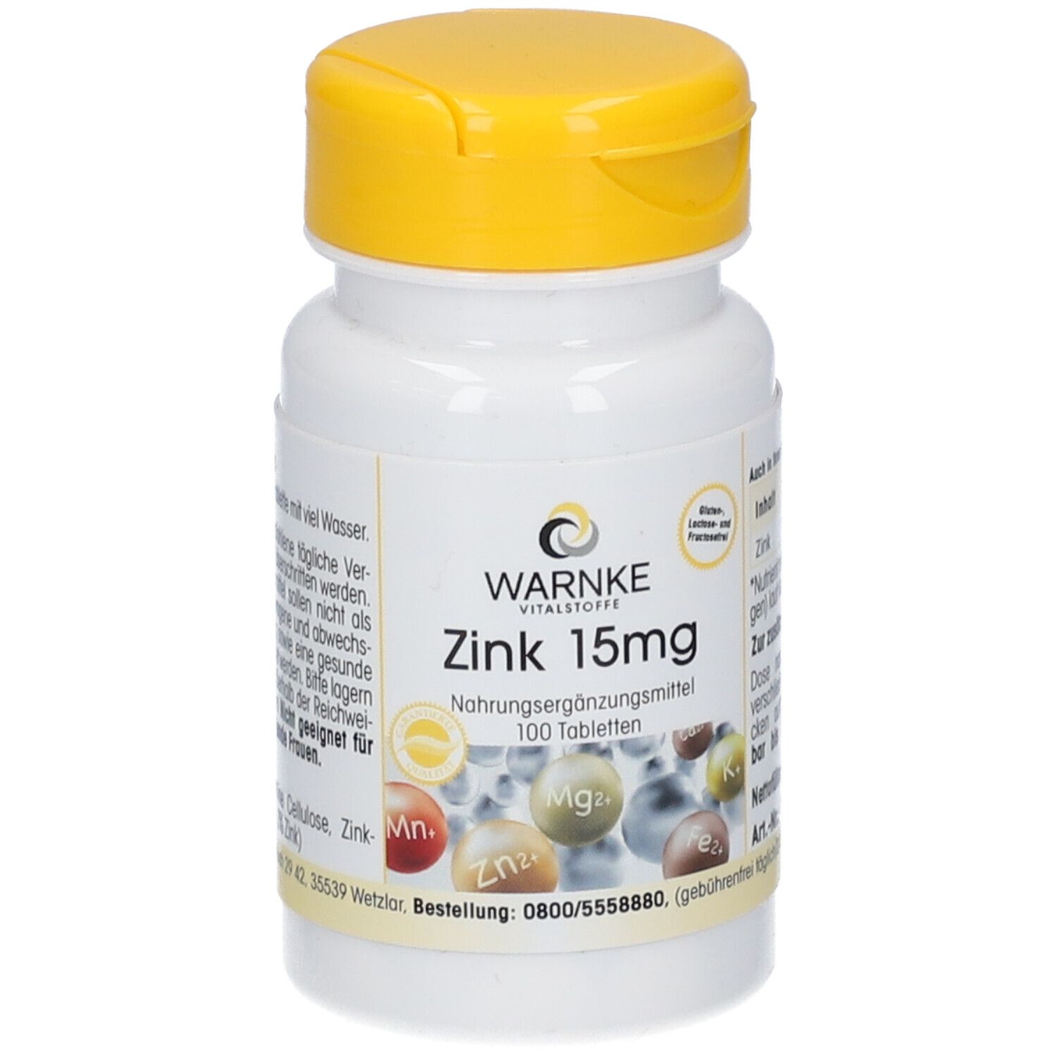 Zinc 15 mg - 100 comprimés - pour le système immunitaire, la vue, la peau, le... - Image 3