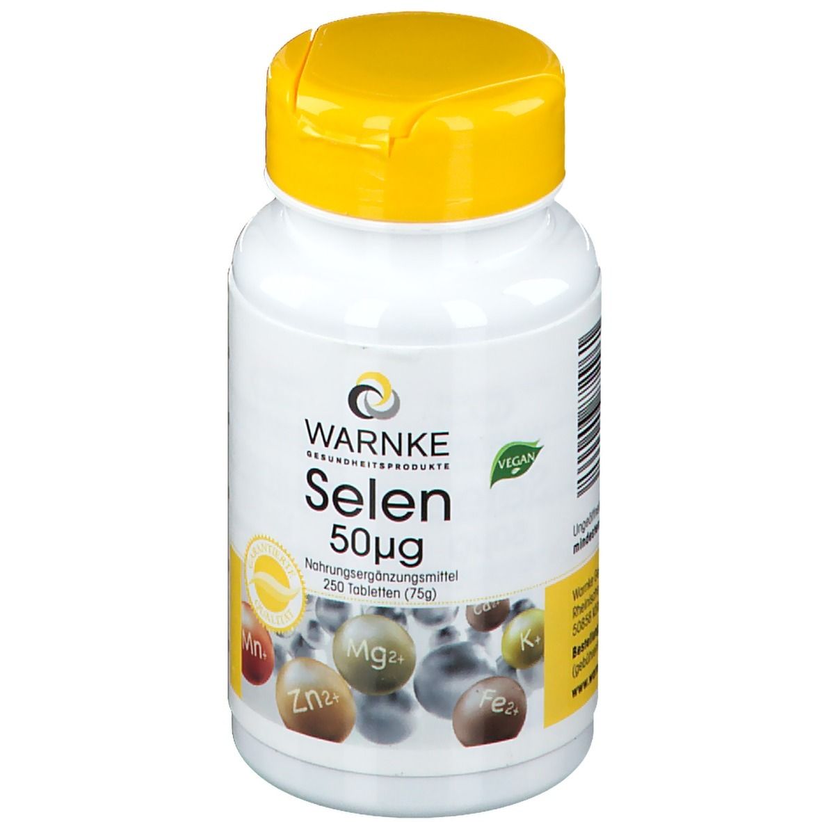 Warnke Selenium 50 Μg Comprimé(S) 250 Pc(S) - Image 1