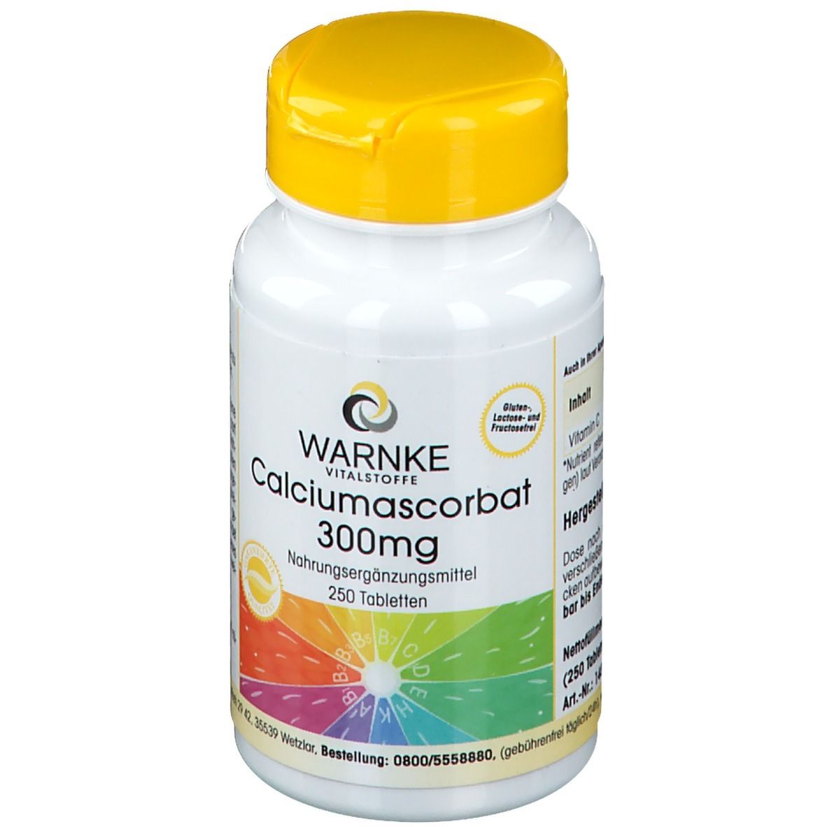 Ascorbate de calcium 300 mg comprimés 250 St - Image 3