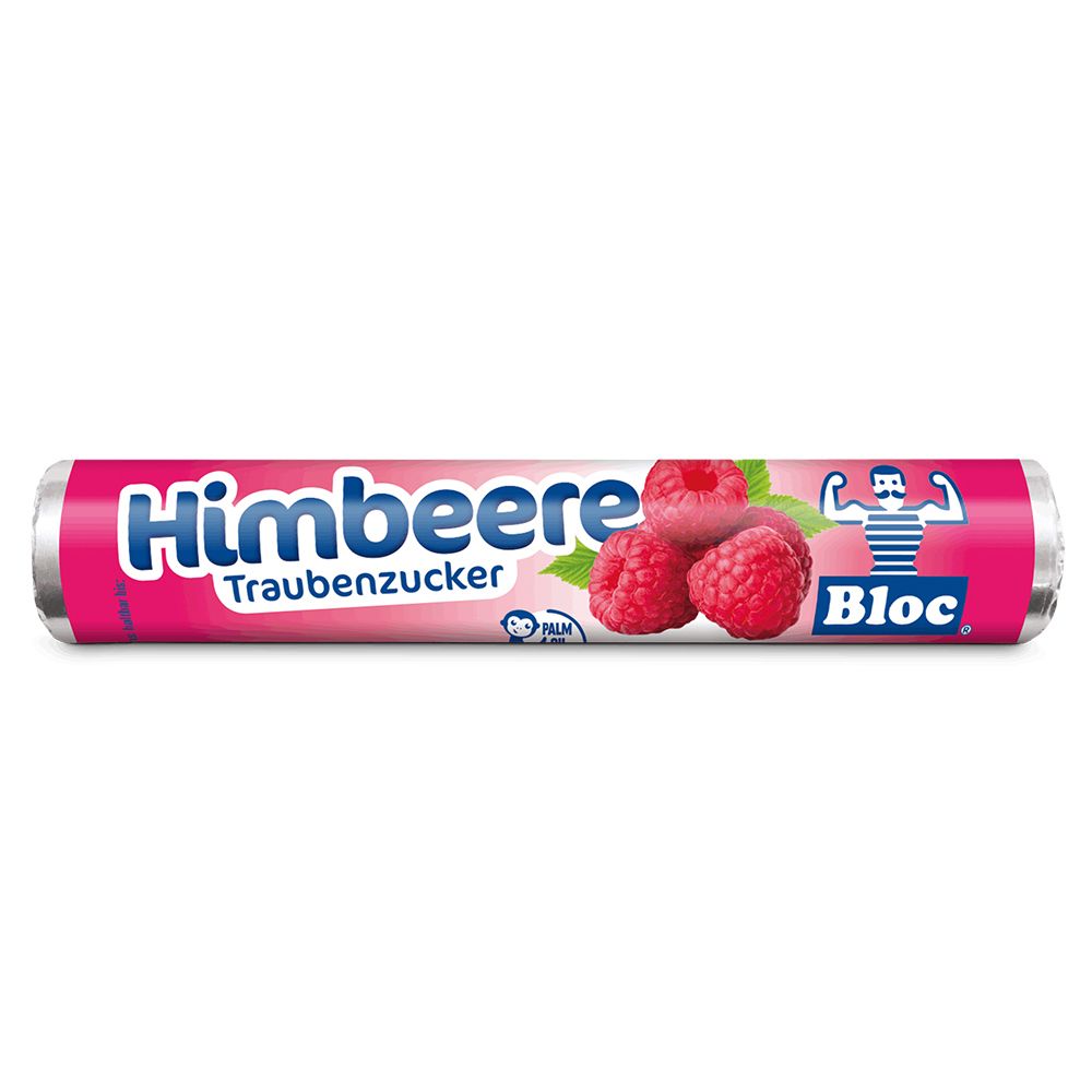 Bloc Bloc® Glucose Rouleau Framboise Bonbon(S) 42 G Enfants