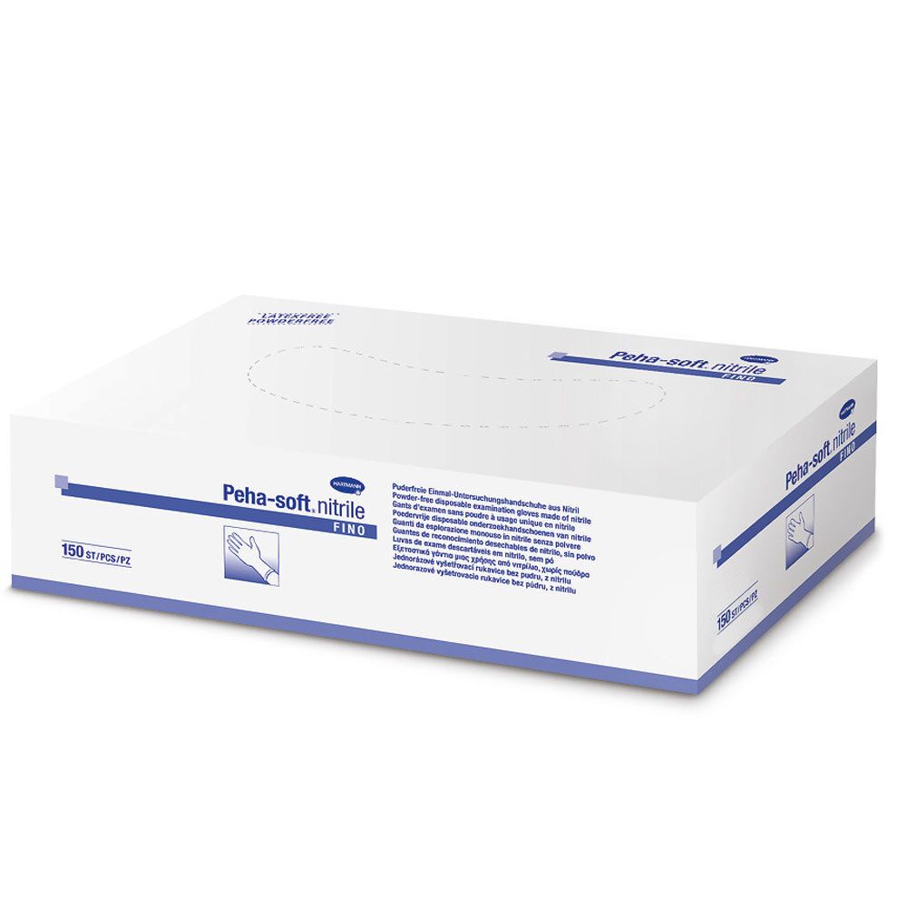 Peha-soft® nitrile fino Gants d'examen non poudrés stériles taille S 6 - 7 Gant(S) 150 pc(s)