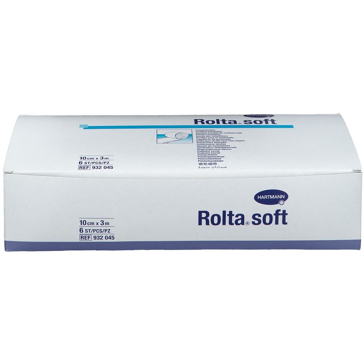 Hartmann Rolta Soft Bandage En Coton 3M X 10Cm, 6 Pcs - Image 2