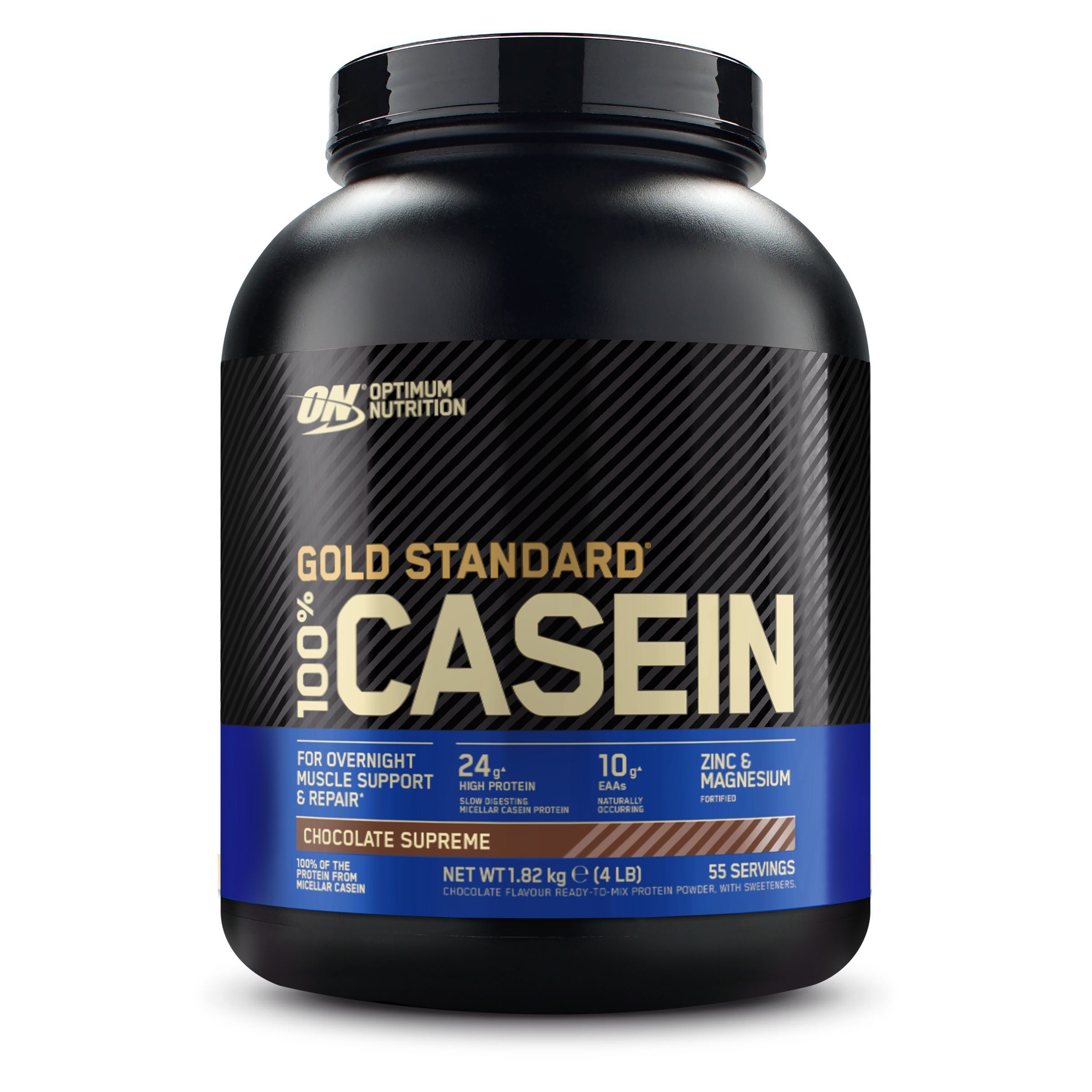 Optimum Nutrition 100 % Casein, Chocolat Supreme Poudre 1820 g
