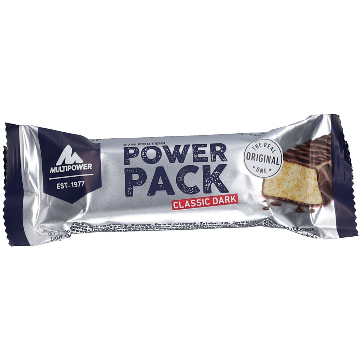 Multipower Power Pack Barre Chocolat Noir 35 g