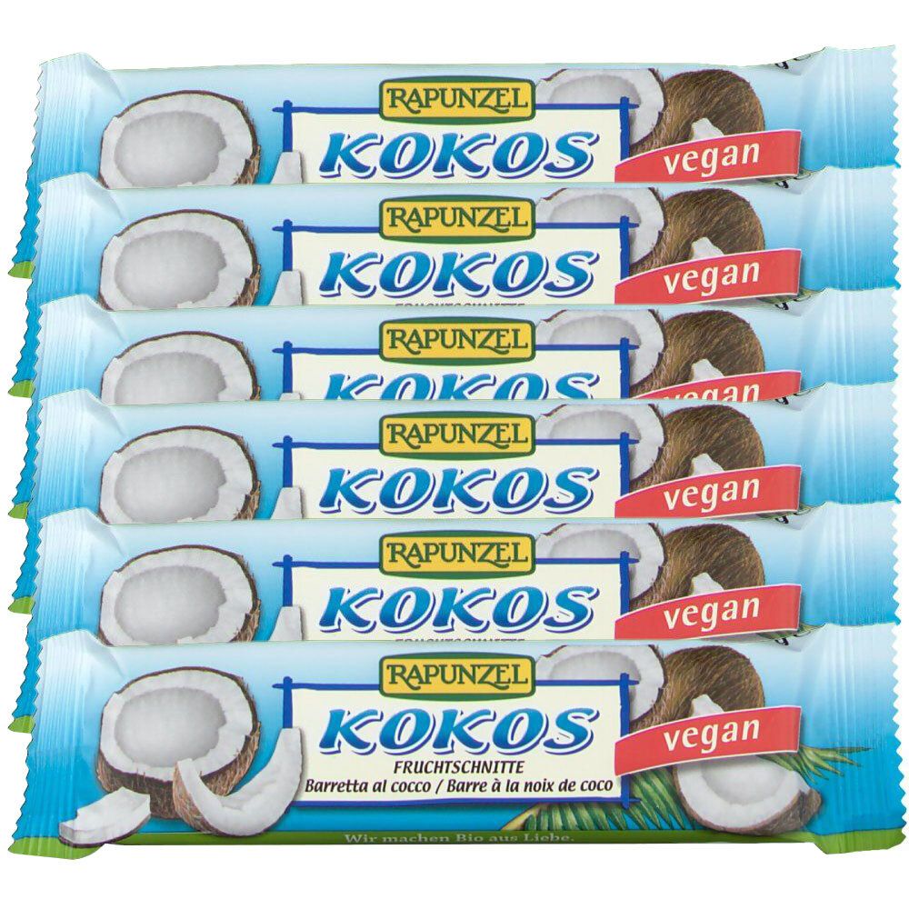 RAPUNZEL Barre à la Noix de Coco 6x40 g Barre