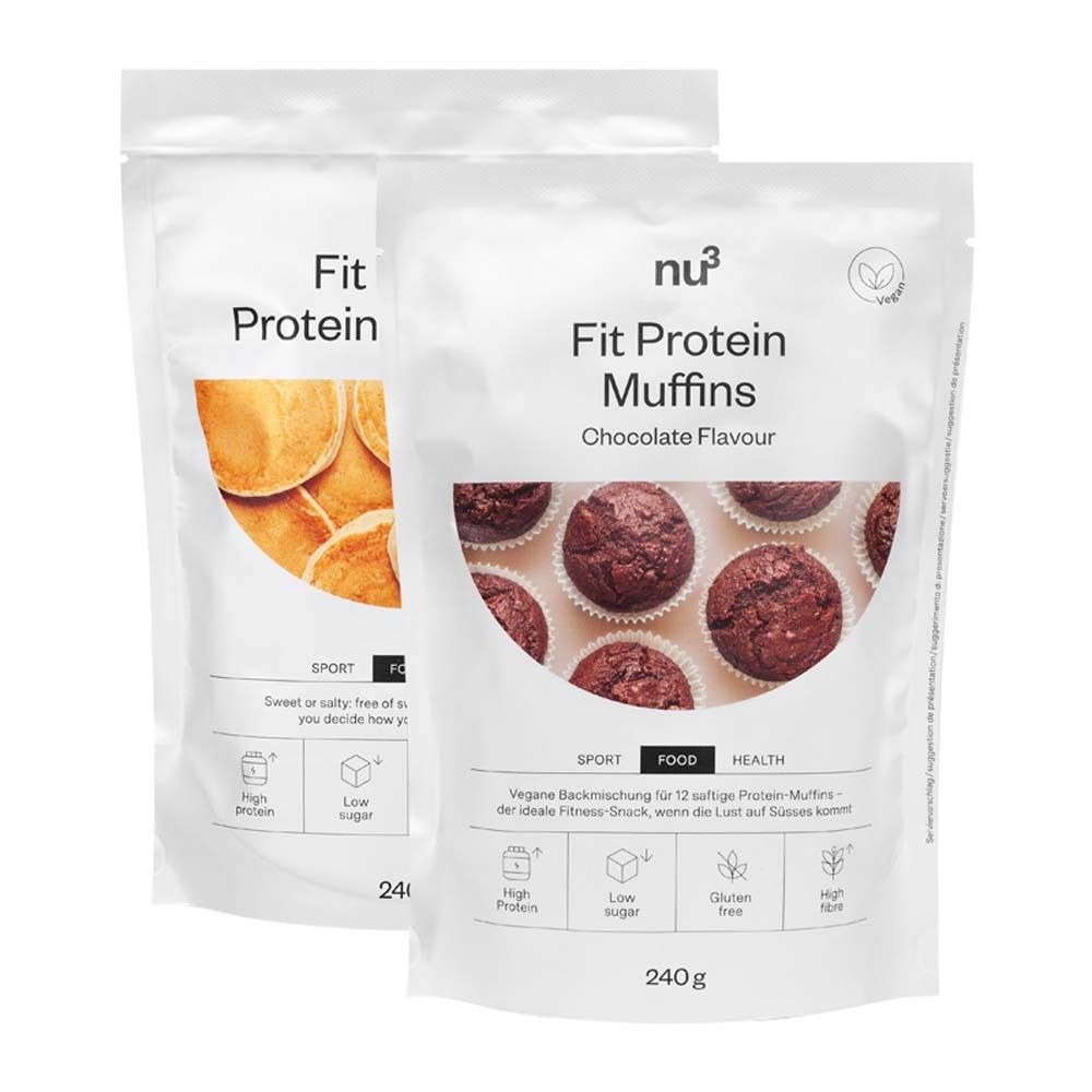 nu3 Fit Pancakes + Muffins chocolat Set(S) 1 pc(s)