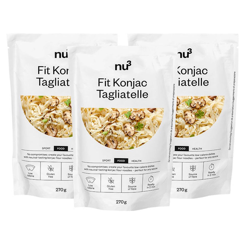 nu3 Fit Tagliatelles de konjac Pâte 3x270 g