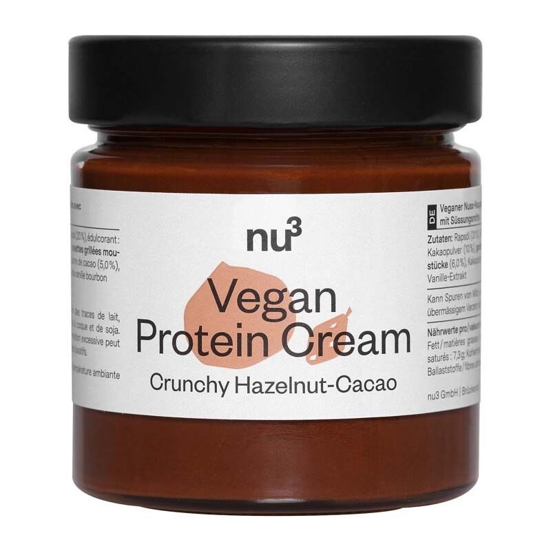 nu3 Crème Protéinée Vegan Noisettes-Cacao 200 g