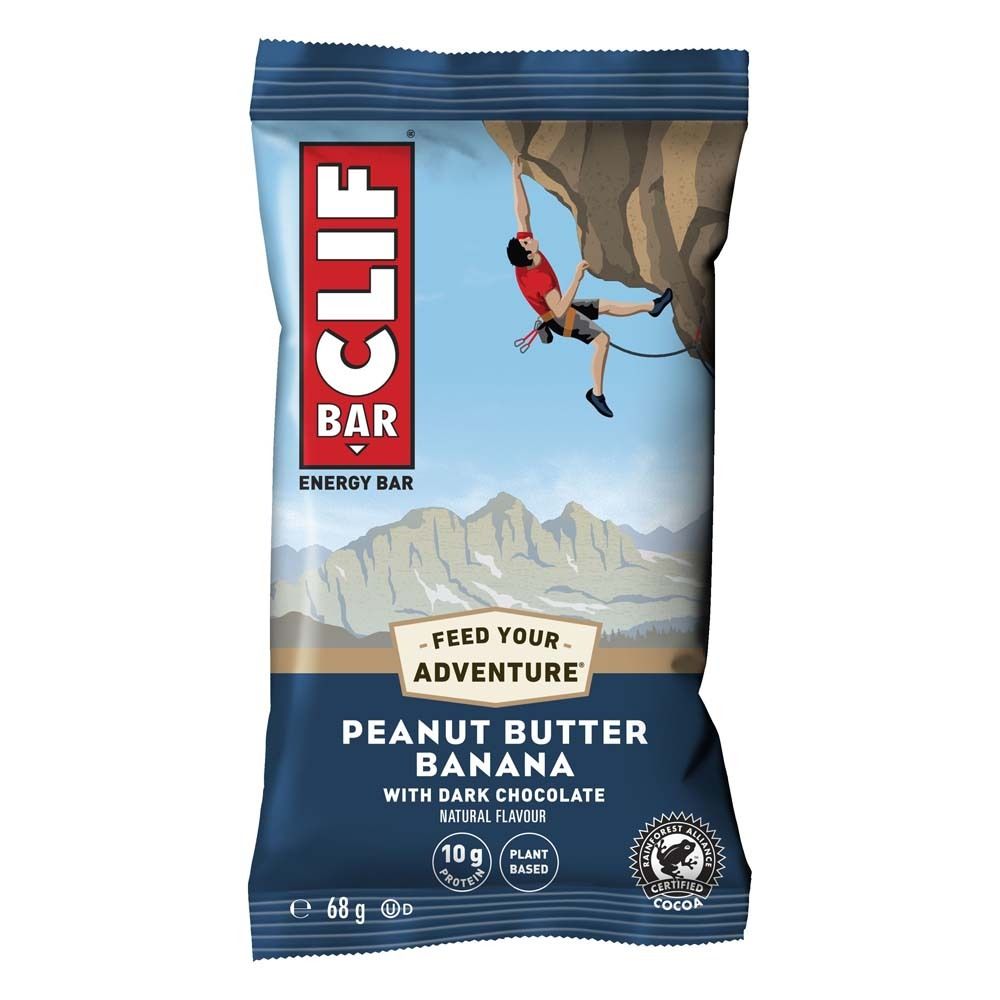 CLIF Bar, Peanut Butter Banana with Dark Chocolat Barre 68 g