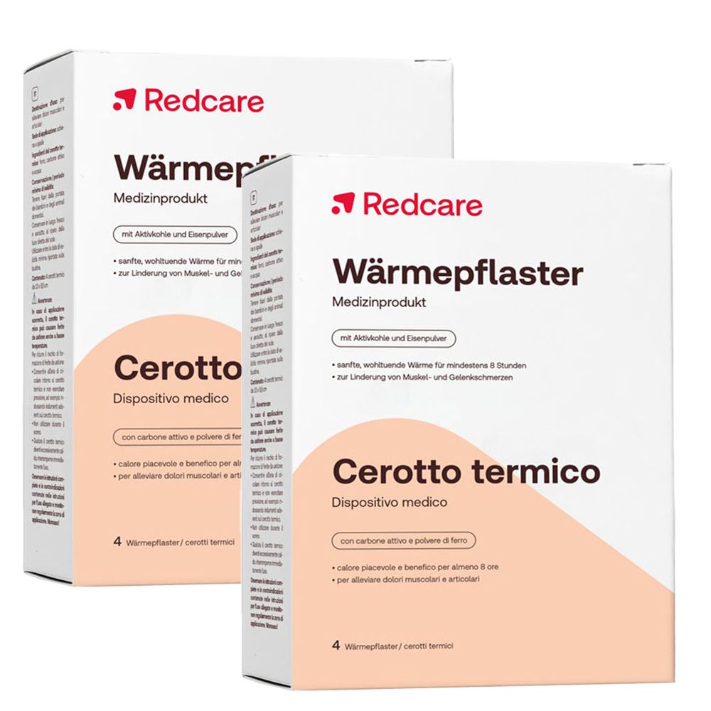 Redcare Patch thermique 2x4 pc(s) Pansement(S)