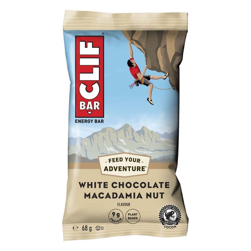 CLIF BAR Chocolat blanc noix de macadamia Barre 68 g