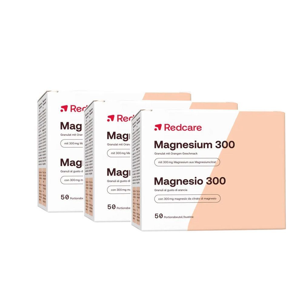 Redcare Magnésium 300 Granulés à boire 3x50 pc(s) Granulé(S) Buvable(S)