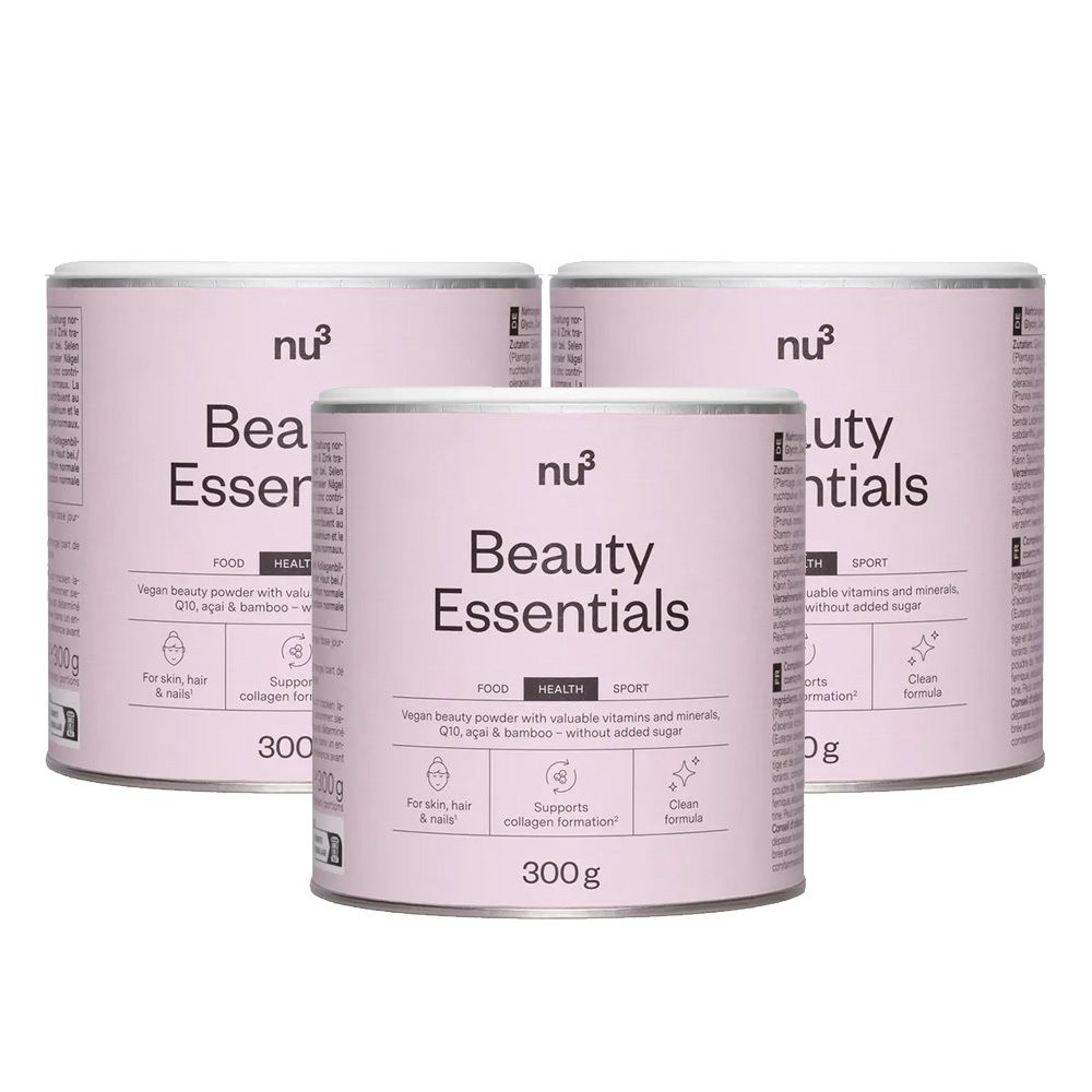 nu3 Beauty Essentials 3x300 g Poudre