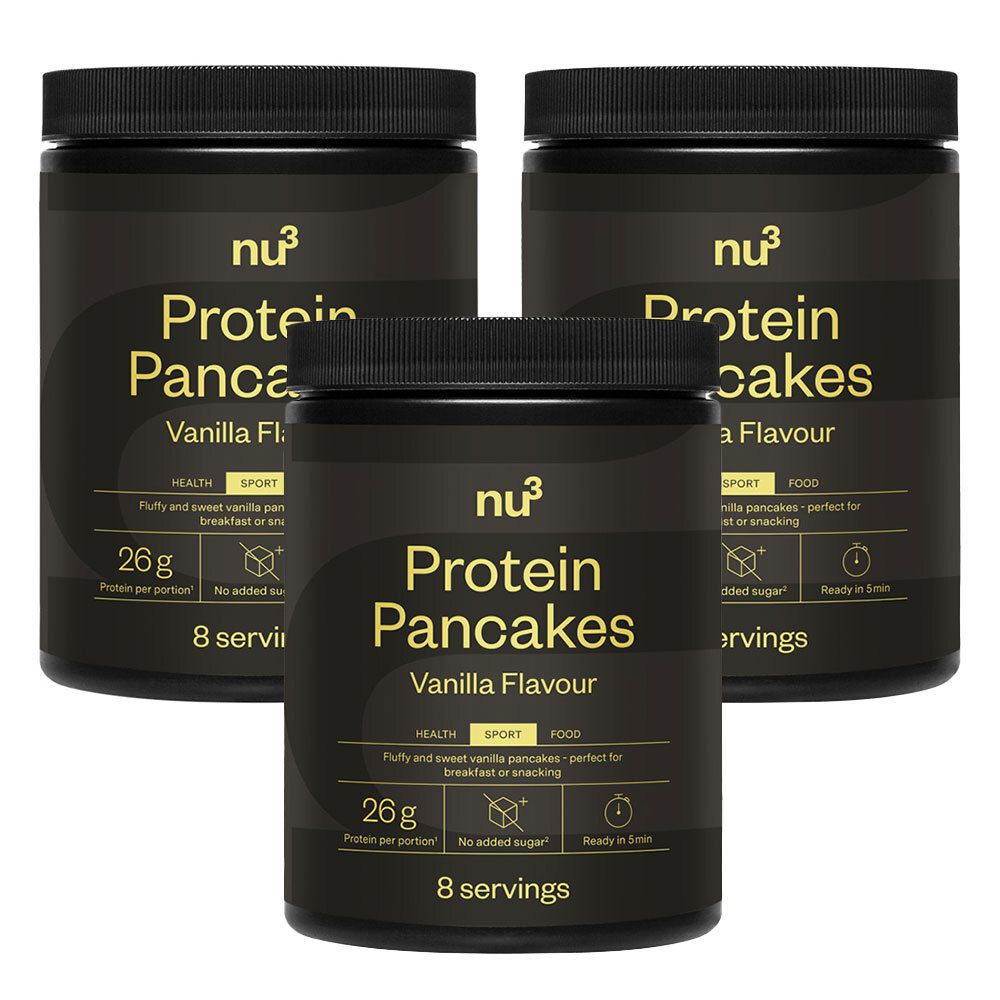 nu3 Mélange pour crêpes protéinées 3x400 g Poudre
