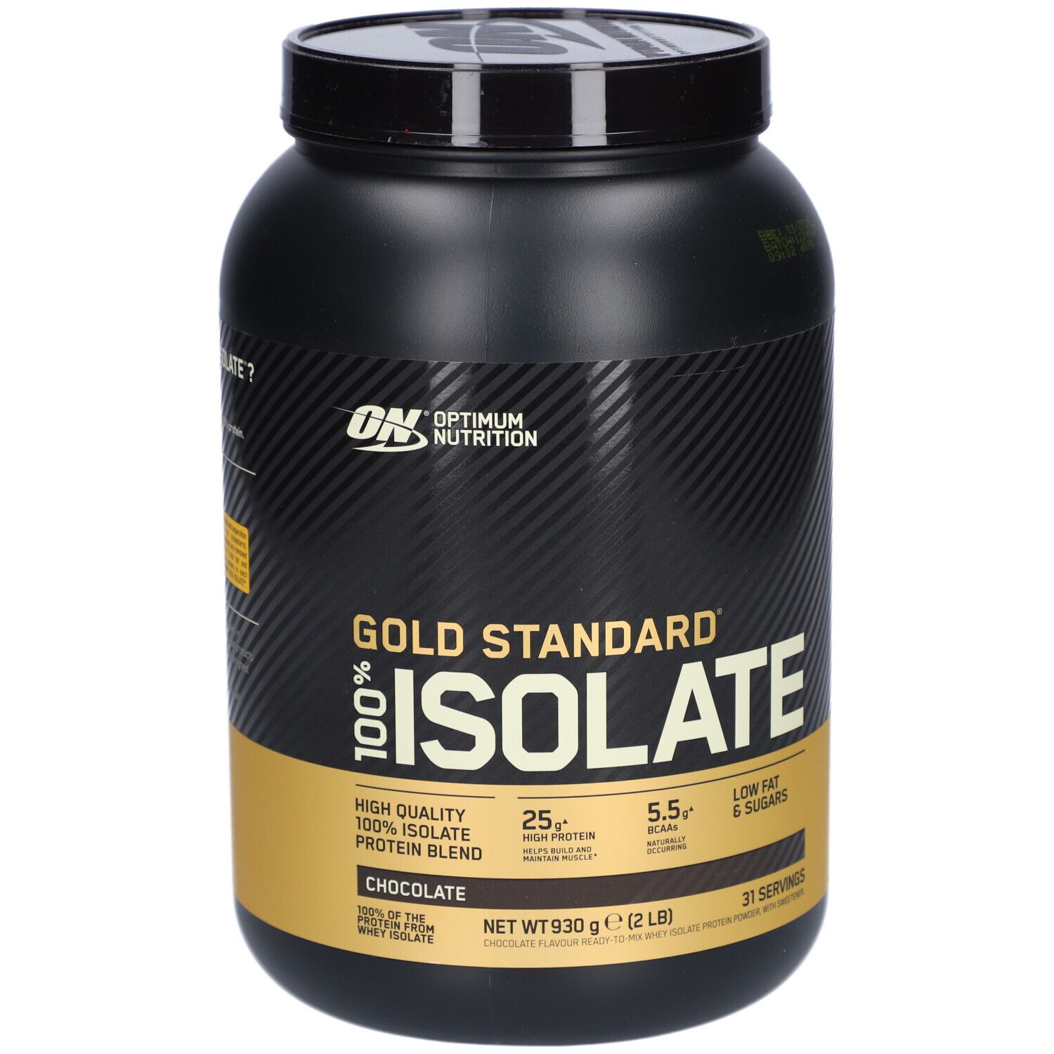 Cm_main_brand_2692 Optimum Nutrition Gold Standard Protéines 100% Isolats De Whey Poudre 930 G