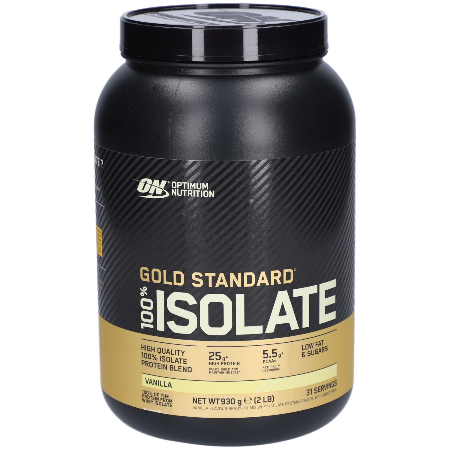 Cm_main_brand_2692 Optimum Nutrition Gold Standard Protéines 100% Isolats De Whey Poudre 930 G